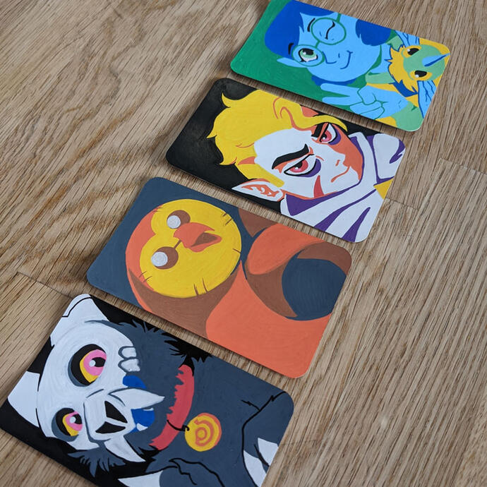 The Owl House art cards
